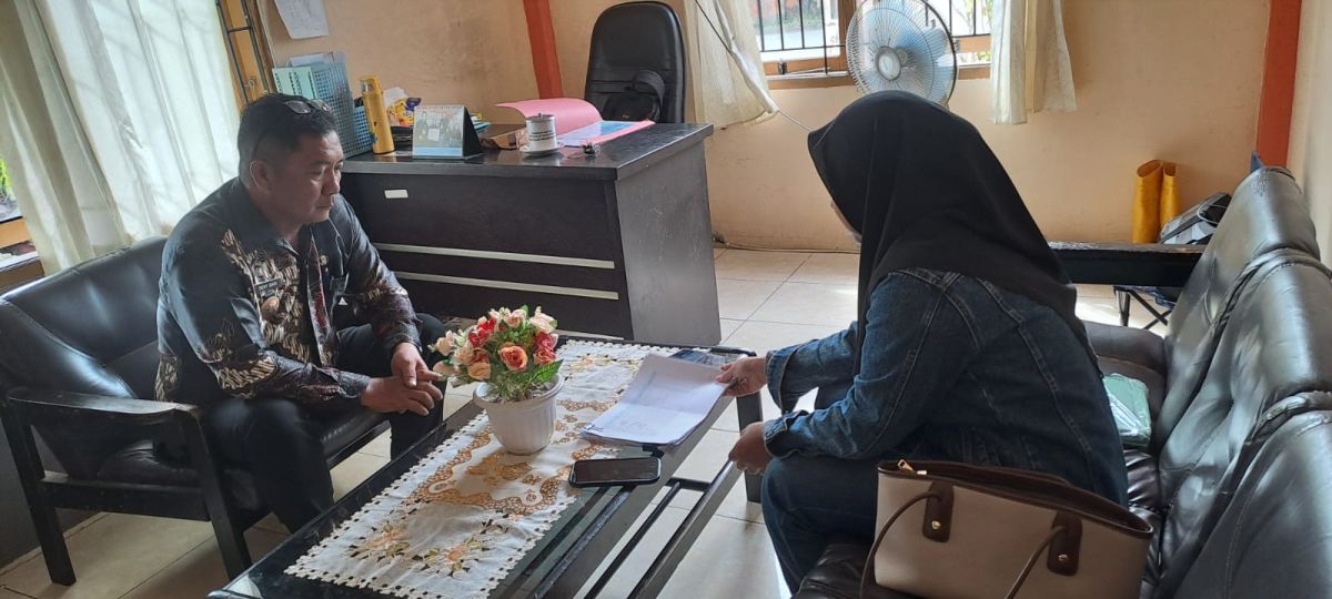 koordinasi tim verifikasi bedah rumah bersama pak lurah boting